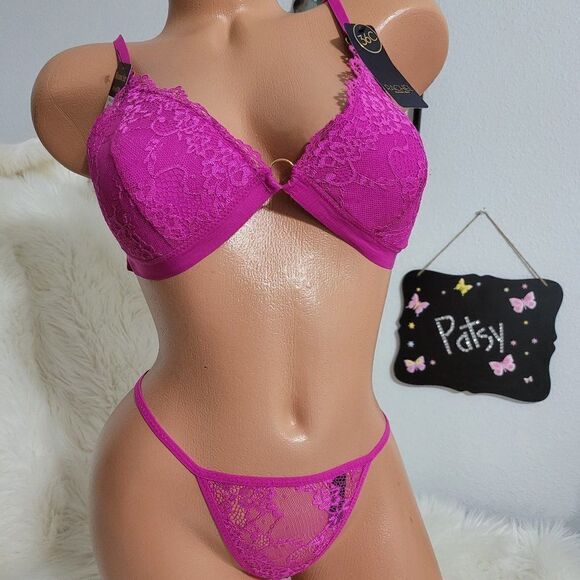 RACHEL ROY bra-Skirt garter-Thong Set 3 - Picture 9 of 10